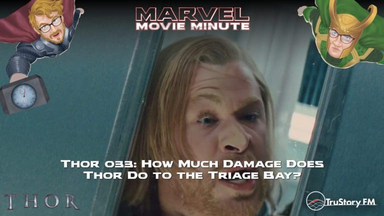 Marvel Movie Minute season 4 episode 33, Thor minute 33: How much damage does Thor do to the triage bay?