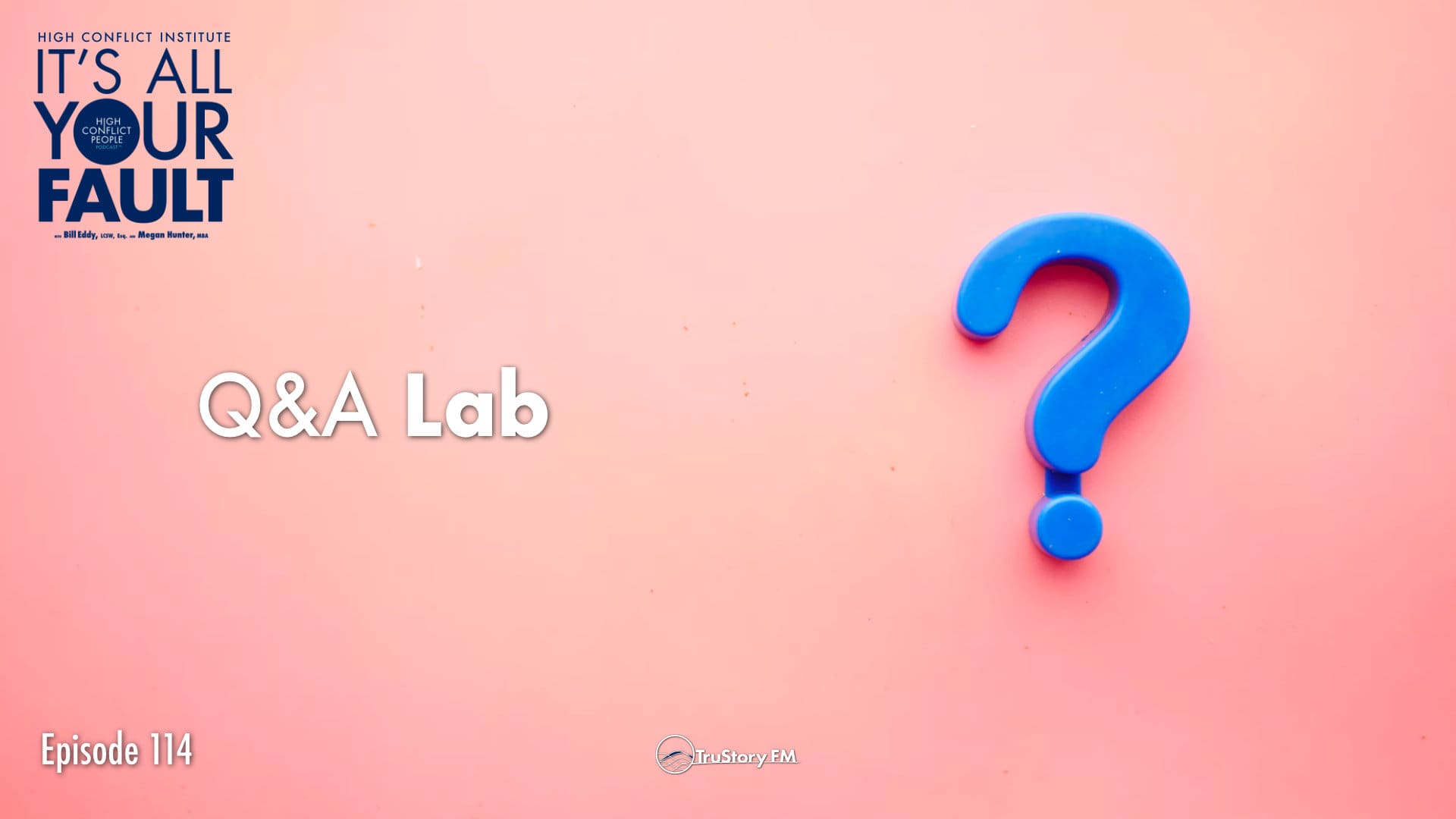 HCI's It's All Your Fault Podcast • episode 114: Q&A Lab
