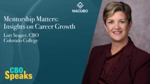 Mentorship Matters: Insights on Career Growth from Colorado College CBO Lori Seager • CBO Speaks • Episode 1102