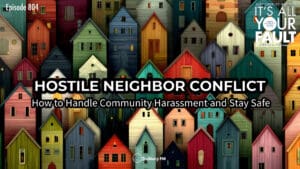 Hostile Neighbor Conflict: How to Handle Community Harassment and Stay Safe • It’s All Your Fault • Episode 804