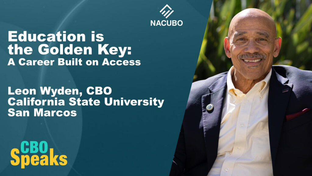 Education Is the Golden Key: A Career Built on Access With California State University San Marcos CBO Leon Wyden • CBO Speaks • Episode 1302